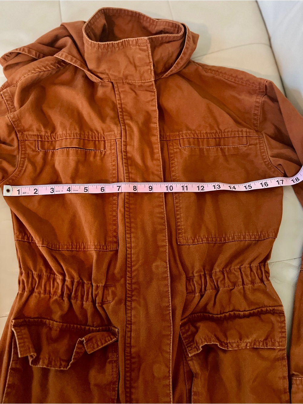 Universal Thread Women's Rust Orange Utility Jacket XS - Picture 9 of 14